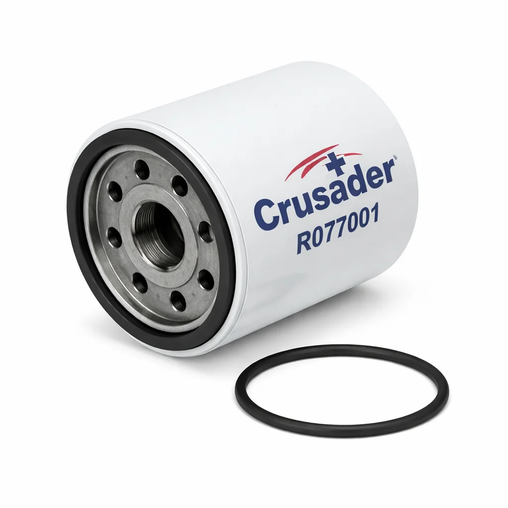 Crusader Oil Filter with Gasket - R077001