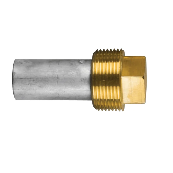 Zinc anode Caterpillar, engine, pencil anode complete kit with brass plug th.1-1 / 4"bspt