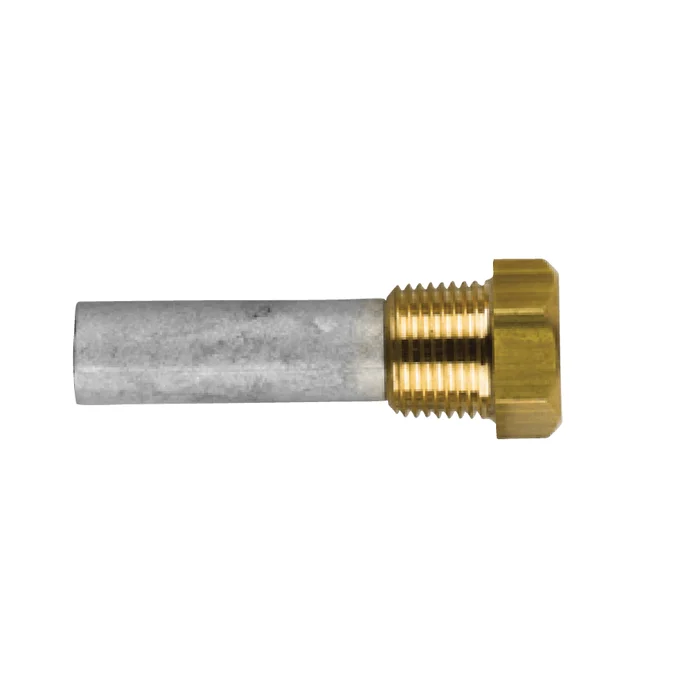 Zinc anode Caterpillar, engine, pencil anode complete kit with brass plug th.3 / 8" GAS (bspt)