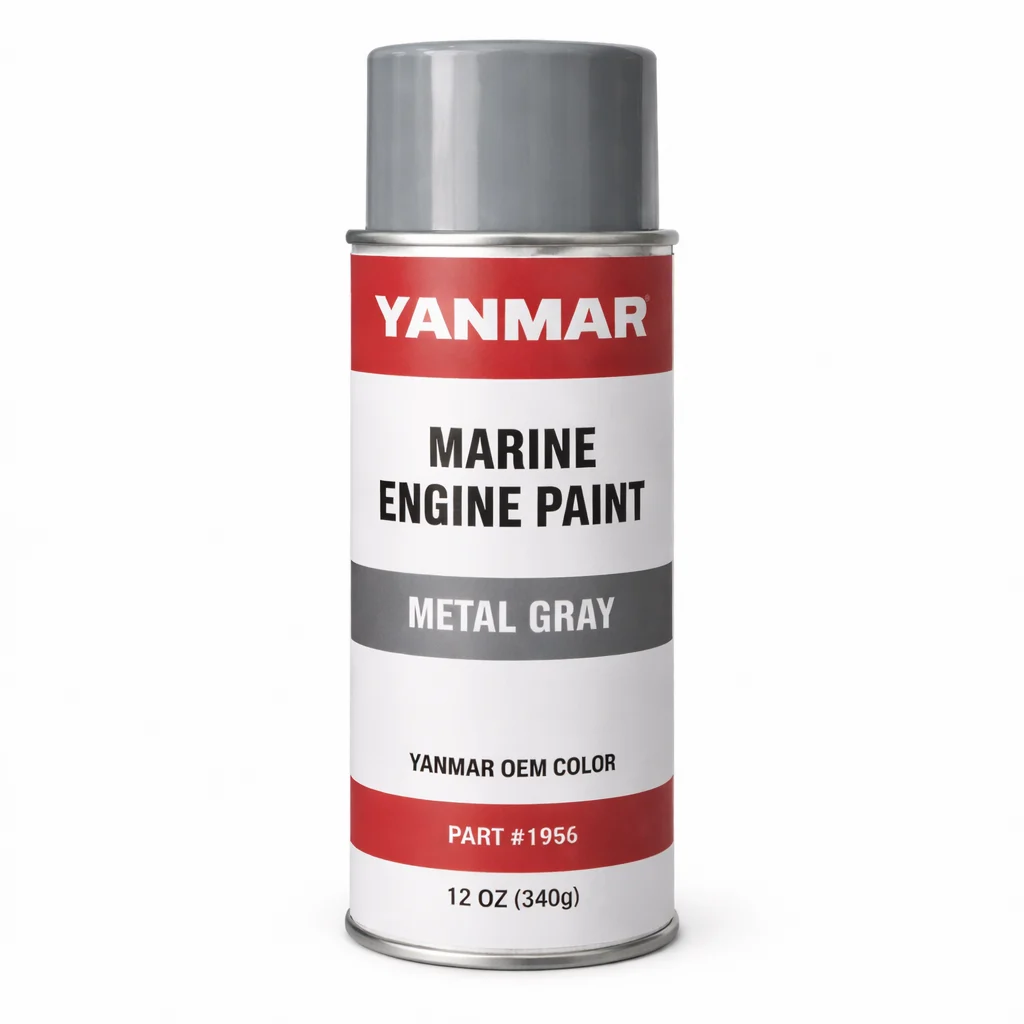 Yanmar Metal Gray Marine Engine Paint - OEM Touch-Up Paint