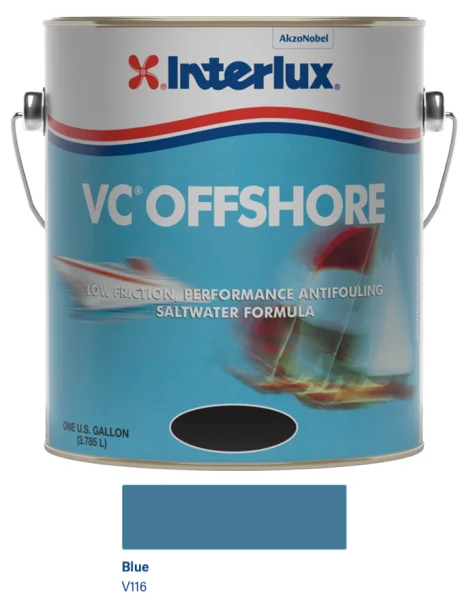 Interlux VC Offshore Vinyl Bottom Paint- Blue -Gallon V116/1