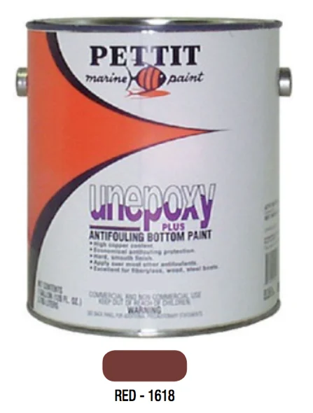 Pettit Unepoxy Plus Antifouling Bottom Paint- Red- Quart 1161808