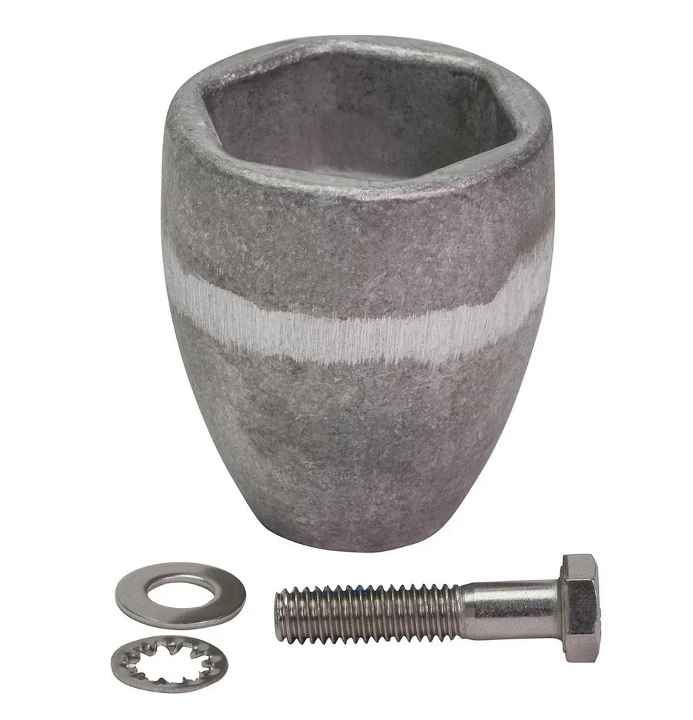 Mercury MerCruiser OEM Aluminum Prop Nut Anode Kit Bravo III 865182Q01