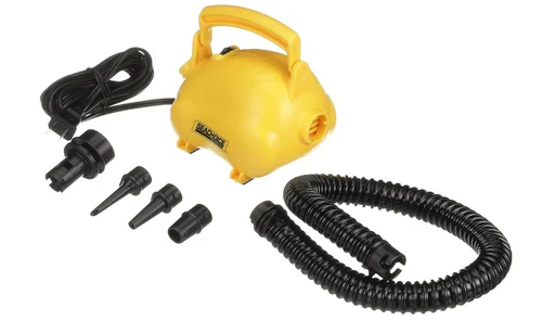 Seachoice 120V Electric Air Pump, 2 Ft. of Flexible Hose, Inflates or Deflates, Includes 4 Nozzle Attachments 86983