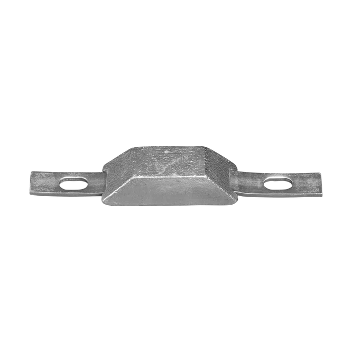 Aluminum anode 650g, 180*46*35mm (180mm), hole 13*25mm