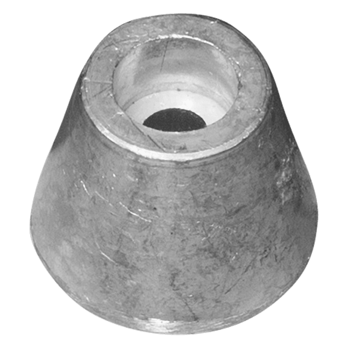 Zinc anode Sidepower - Sleipner propeller nut SP30 / 40 Ø26 H.20