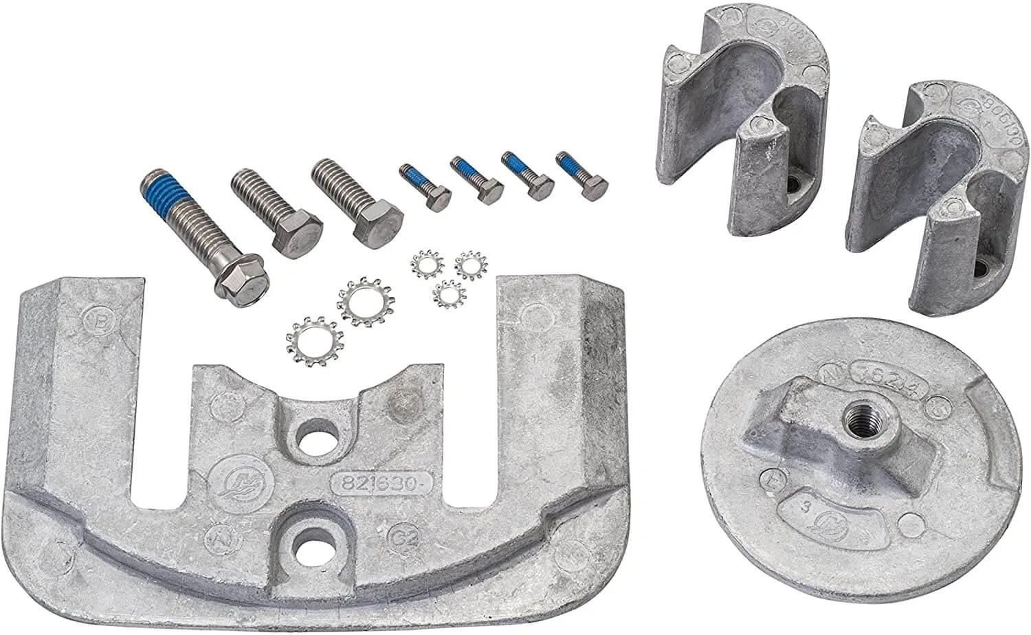 Magnesium anode Bravo II-III, complete kit