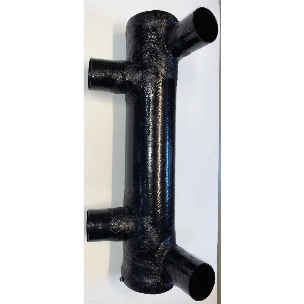 Muffler Kit Supra Moomba Skiers Choice 3.5" Inlet W/15° Angle - 3.5" Outlet OEM 100701