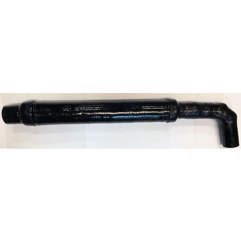 Muffler Tige' - 3" Inlet W/Extended 76° Angle - 3.5" Outlet - 27" Body Length OEM - 4087-T