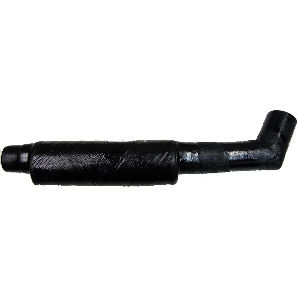 Muffler Supra-Moomba 104378 Interchangeable Angled 3-1/2 Inch 60° O.D. Inlet 3 Inch O.D. Straight Outlet 34 Inches OEM UM-104378