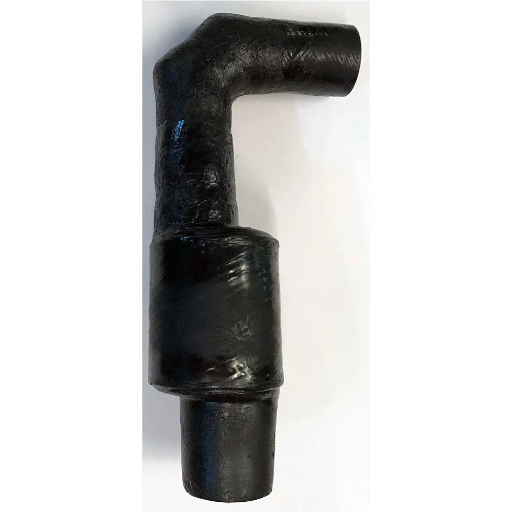 Muffler Tige' - 3" Inlet w/90° Angle - 3.5" Outlet - Port - 6" Body Length OEM - UM-TB-4178-P