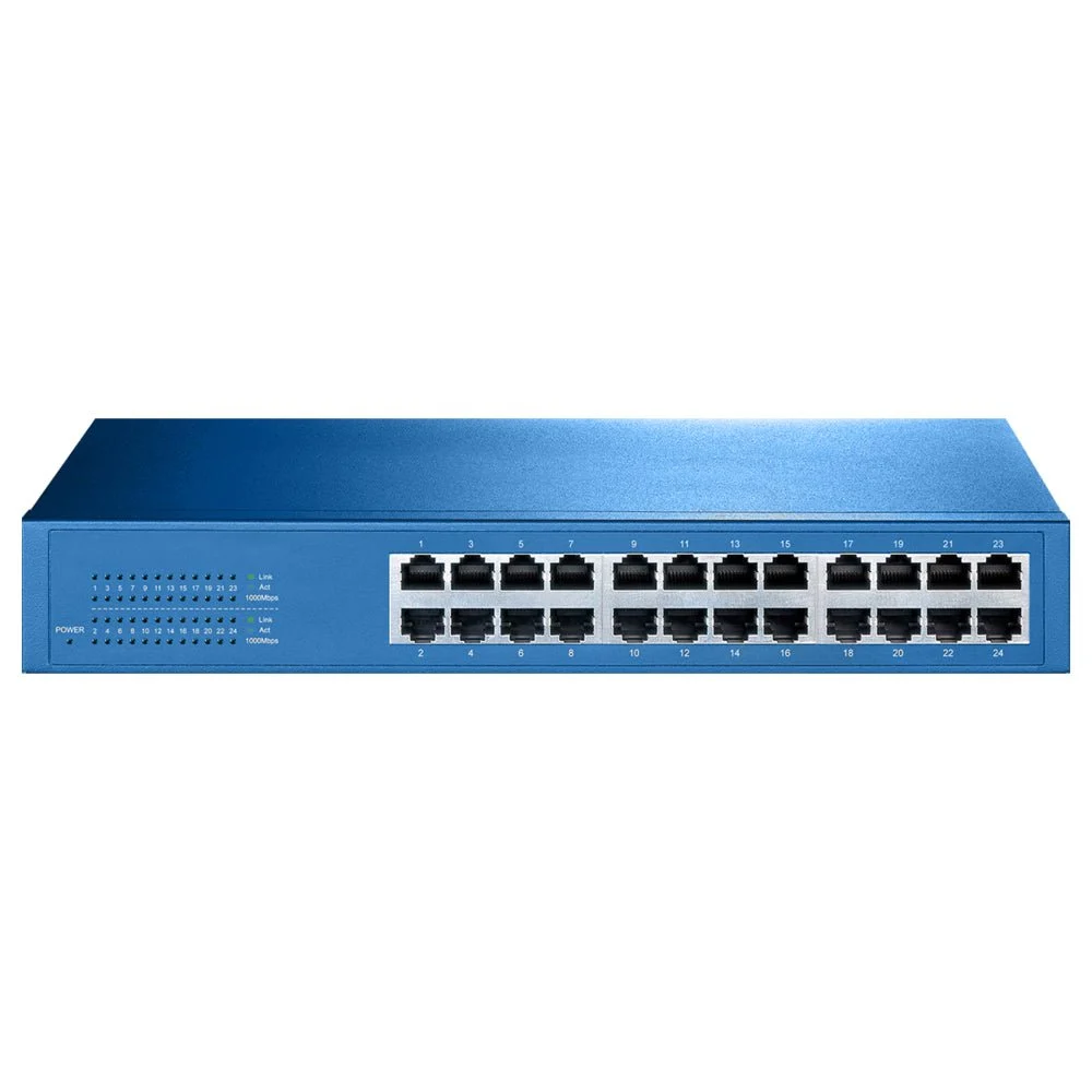 Aigean Networks Aigean 24-Port Network Switch - Desk or Rack Mountable - 100-240VAC - 50/60Hz – Marine Electrical Replacement Part