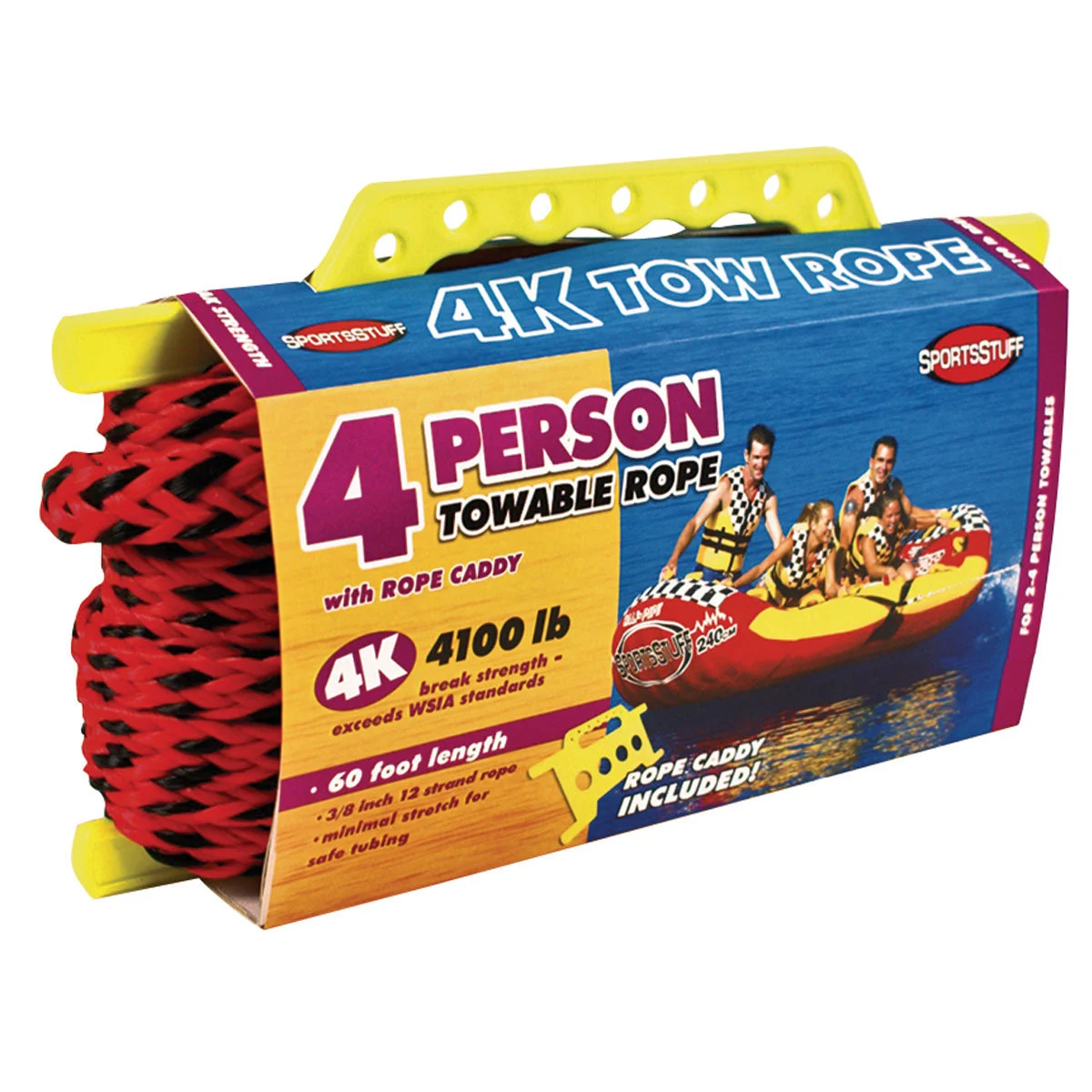 AIRHEAD 4K Tow Rope for Tubing | 4 Rider - 60 ft.