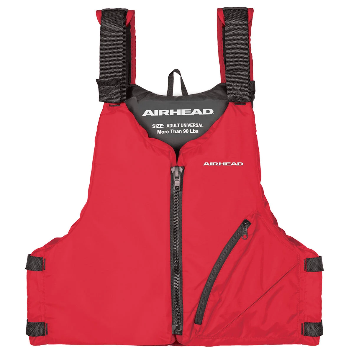 AIRHEAD Base Paddle Life Jacket Vest | Youth-Adult Red / Youth