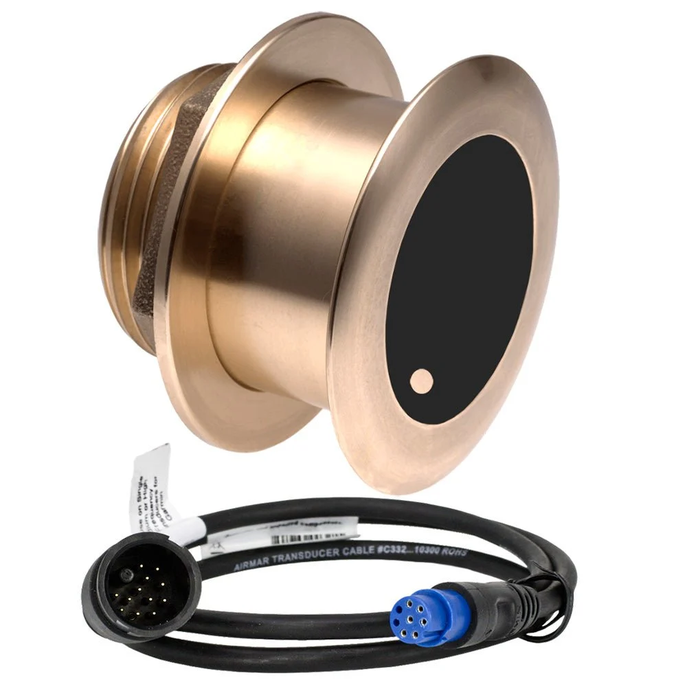 Airmar B175MW Med Ultra Wide 1kW, 20° Chirp Thru-Hull Transducer f/8-Pin Garmin – Marine Boat Replacement Part