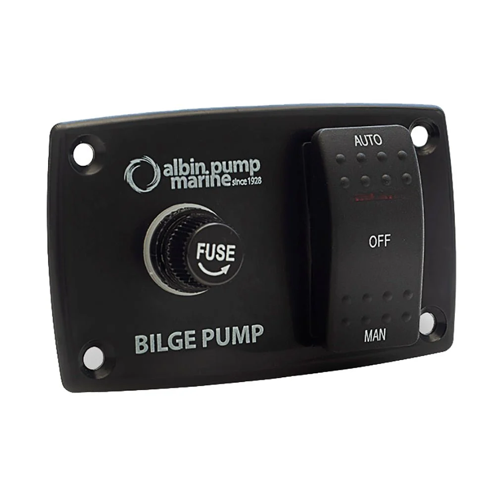 Albin Group 3-Way Bilge Panel - 12/24V – Marine Electrical Replacement Part