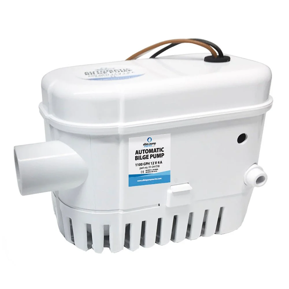 Albin Group Automatic Bilge Pump 1100 GPH - 24V – Marine Electrical Replacement Part