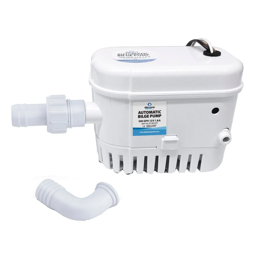 Albin Group Automatic Bilge Pump 500 GPH - 12V – Marine Electrical Replacement Part