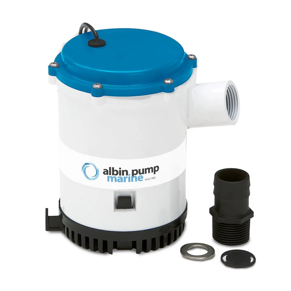 Johnson Albin Group Bilge Pump Heavy Duty 1750 GPH - 12V – Marine Boat Replacement Part