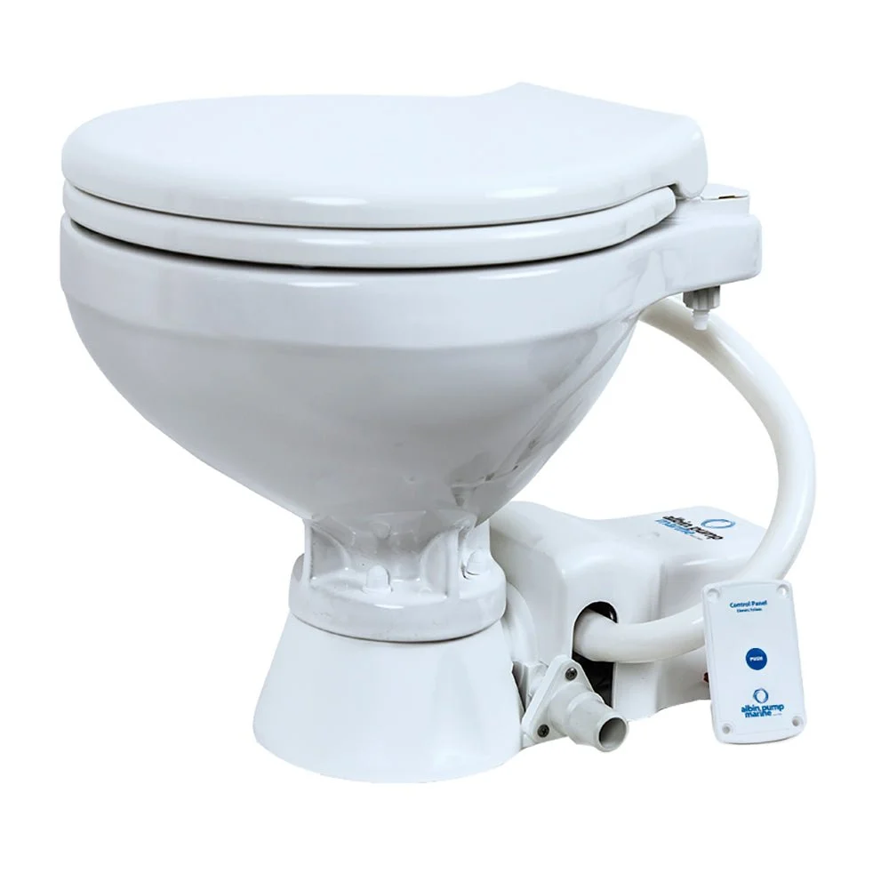 Johnson Albin Group Marine Toilet Standard Electric EVO Compact - 12V