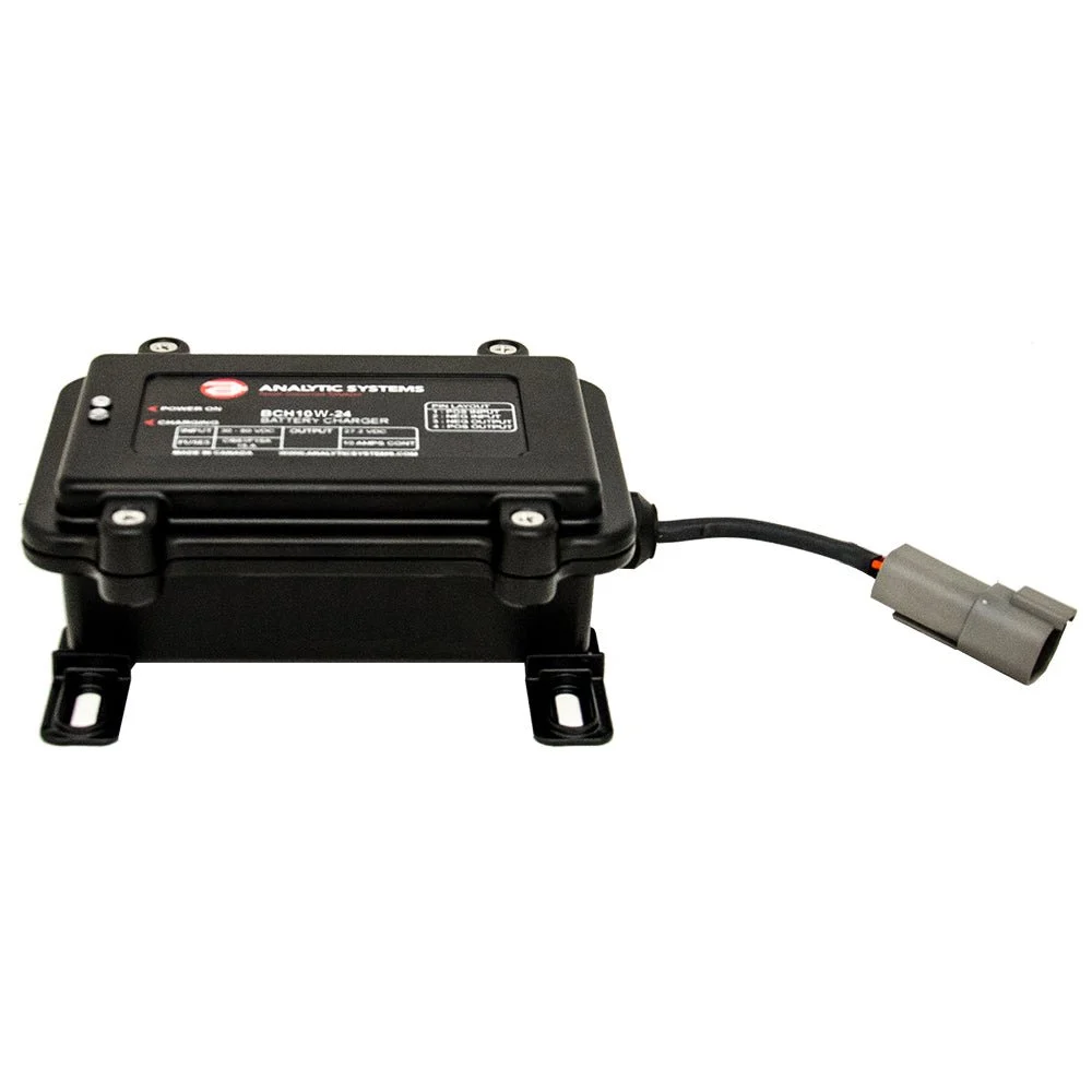 Analytic Systems Waterproof IP66 DC Battery Charger 10A, 24V Out, 30-80V In, Ruggedized – Marine Electrical Replacement Part