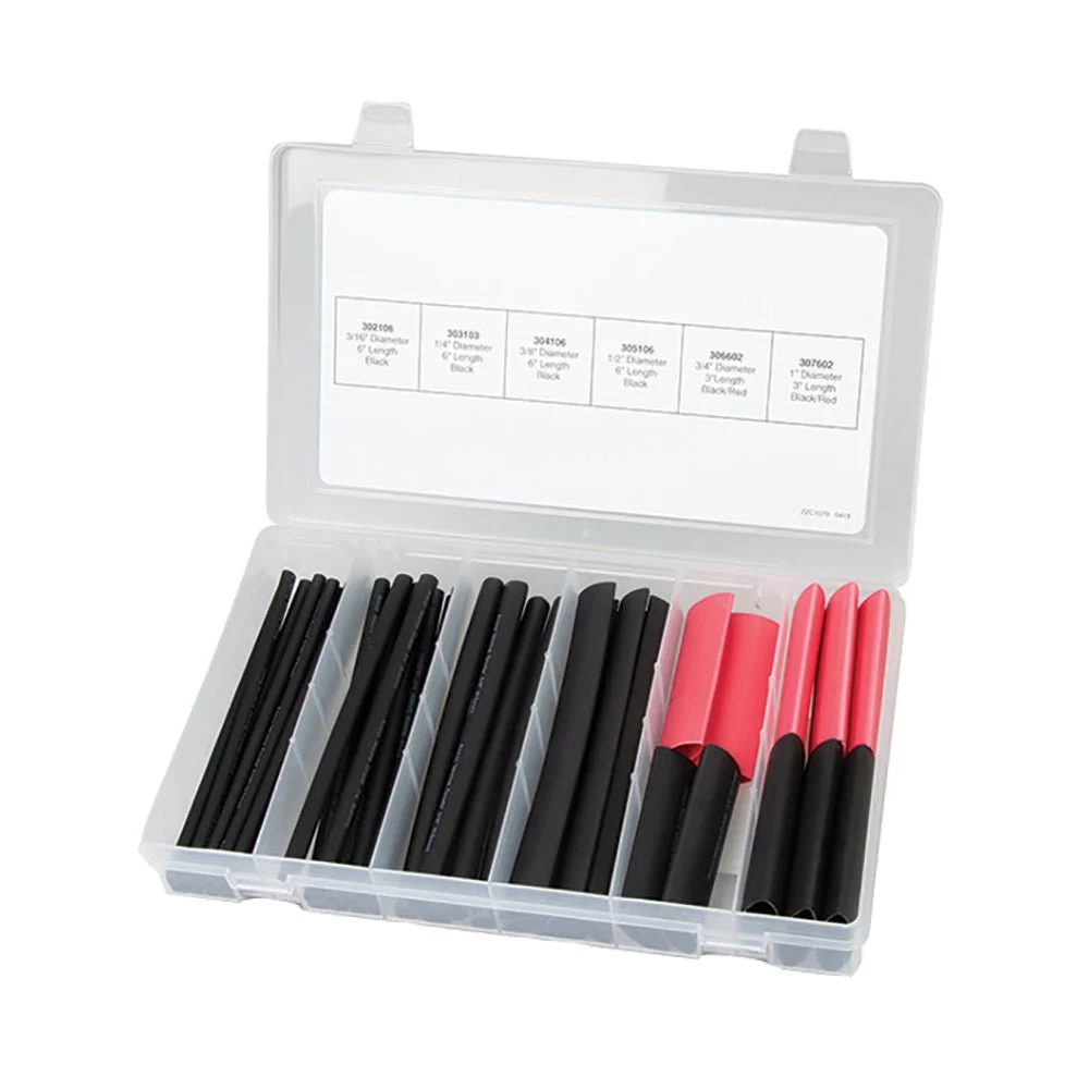 Ancor 47-Piece Adhesive Lined Heat Shrink Tubing Kit – Marine Electrical Replacement Part