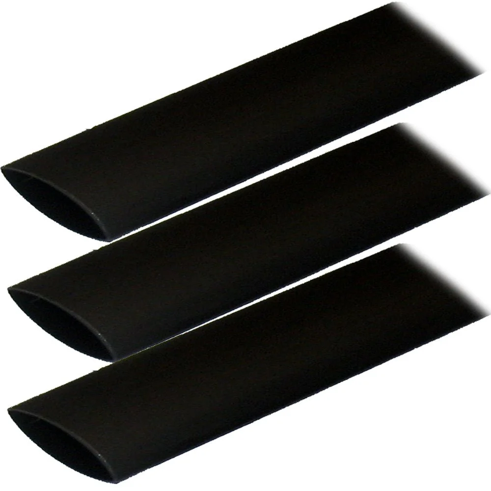 Ancor Adhesive Lined Heat Shrink Tubing (ALT) - 1" x 3" - 3-Pack - Black – Marine Boat Replacement Part