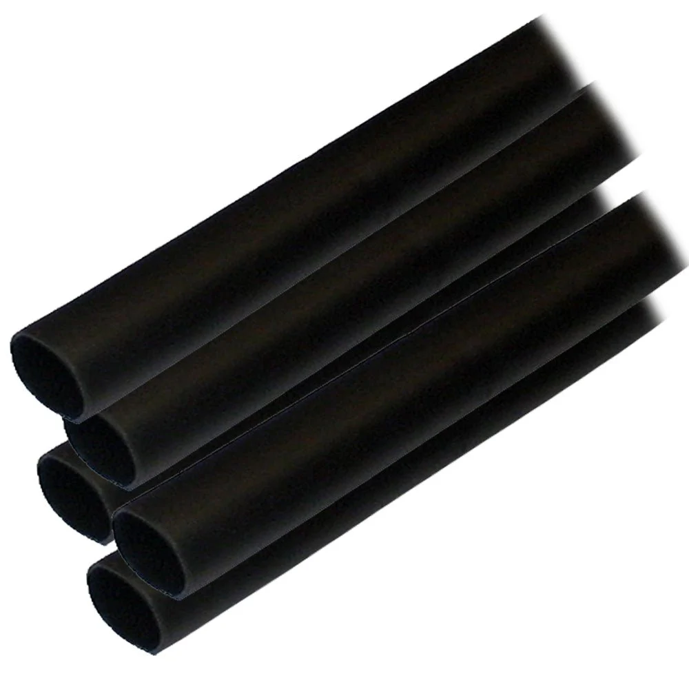 Ancor Adhesive Lined Heat Shrink Tubing (ALT) - 1/2" x 12" - 5-Pack - Black – Marine Boat Replacement Part