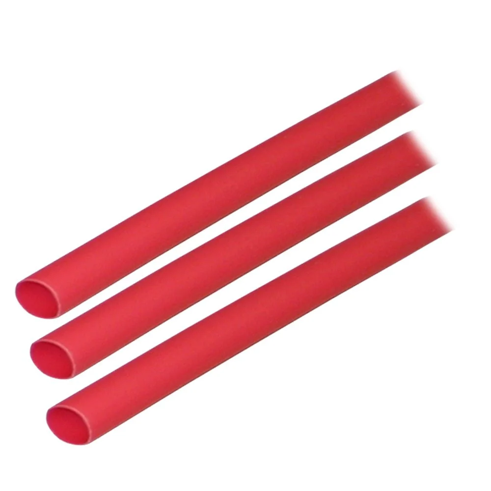 Ancor Adhesive Lined Heat Shrink Tubing (ALT) - 1/4" x 3" - 3-Pack - Red – Marine Boat Replacement Part