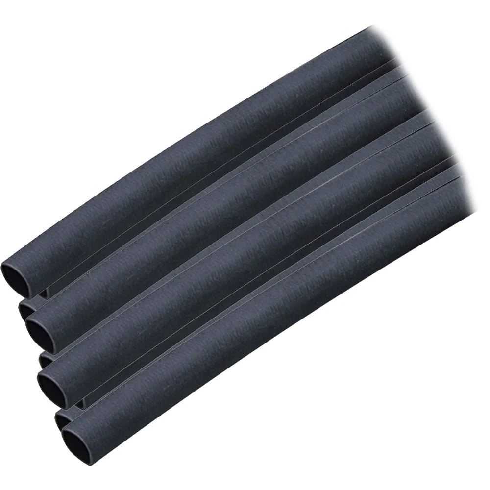 Ancor Adhesive Lined Heat Shrink Tubing (ALT) - 1/4" x 6" - 10-Pack - Black – Marine Boat Replacement Part