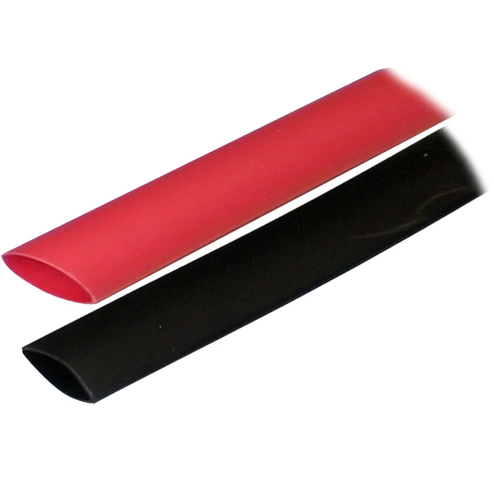 Ancor Adhesive Lined Heat Shrink Tubing (ALT) - 3/4" x 3" - 2-Pack - Black/Red – Marine Boat Replacement Part