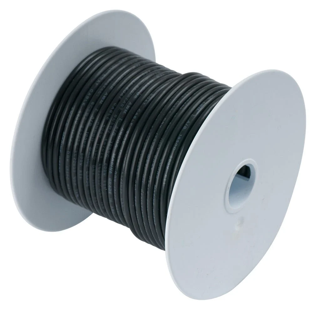 Ancor Black 12 AWG Tinned Copper Wire - 250' – Marine Electrical Replacement Part