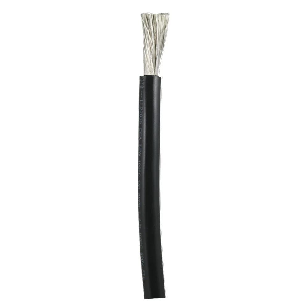 Ancor Black 2/0 AWG Battery Cable - Sold By The Foot – Marine Electrical Replacement Part