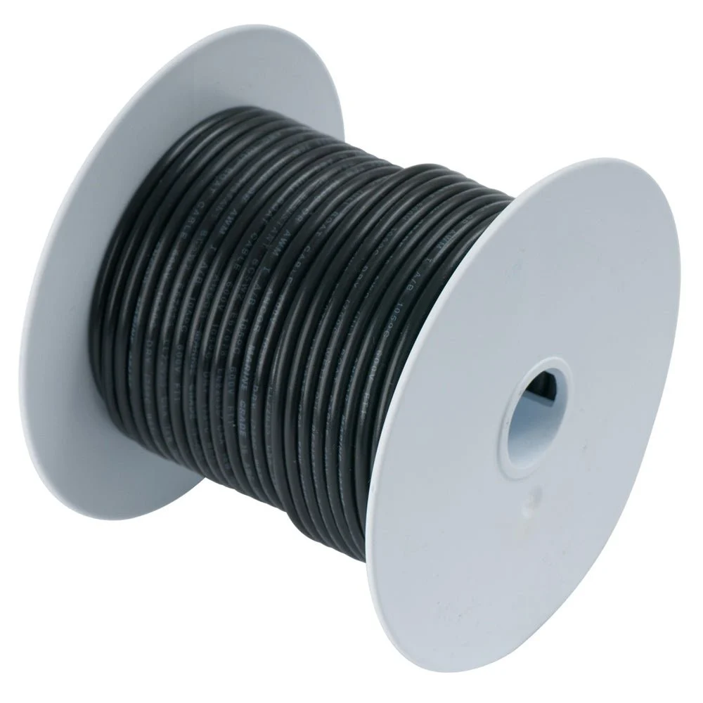 Ancor Black 2/0 AWG Battery Cable Tinned Copper - 50' – Marine Electrical Replacement Part