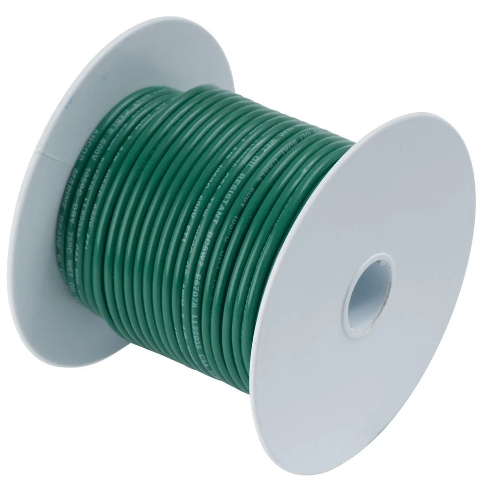 Ancor Green 18 AWG Tinned Copper Wire - 35' – Marine Electrical Replacement Part