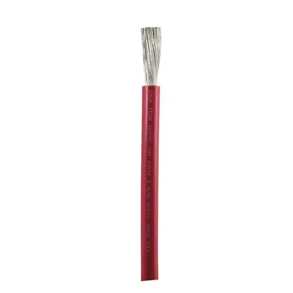 Ancor Red 1 AWG Battery Cable - Sold By The Foot – Marine Electrical Replacement Part