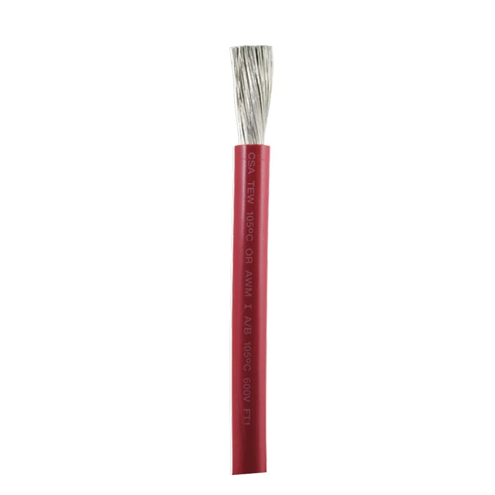 Ancor Red 1/0 AWG Battery Cable - Sold By The Foot – Marine Electrical Replacement Part