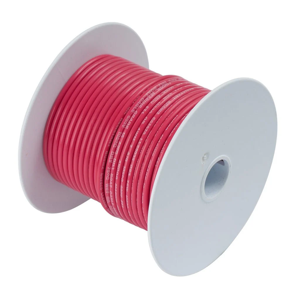 Ancor Red 1/0 AWG Tinned Copper Battery Cable - 25' – Marine Electrical Replacement Part