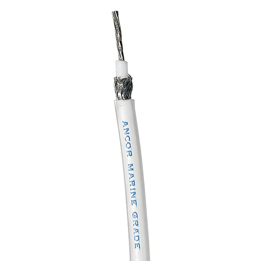 Ancor RG 8X White Tinned Coaxial Cable - 250' – Marine Electrical Replacement Part