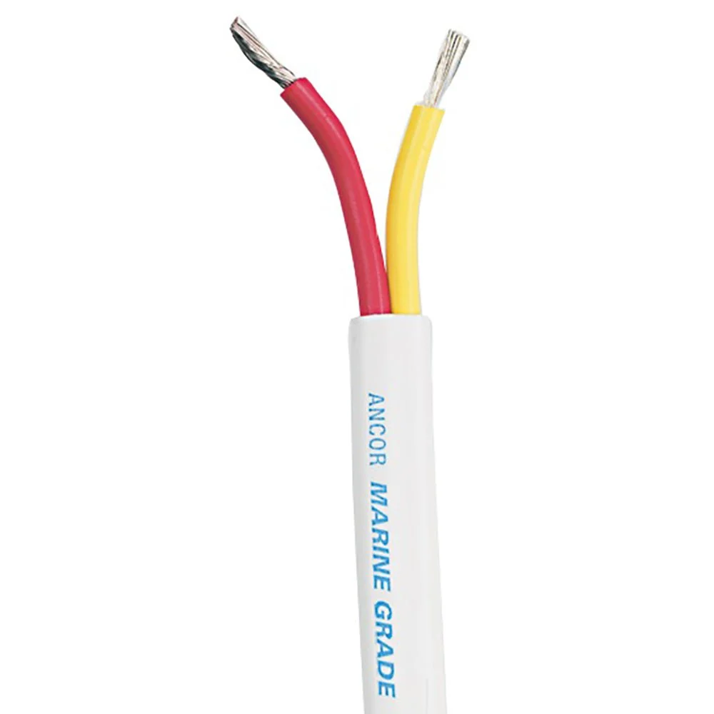 Ancor Safety Duplex Cable - 18/2 AWG - Red/Yellow - Flat - 250' – Marine Electrical Replacement Part