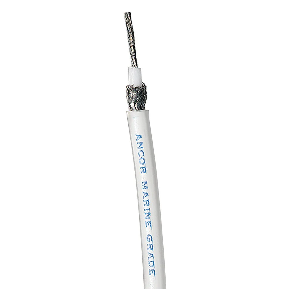 Ancor White Coaxial Cable RG 213 - 500' – Marine Electrical Replacement Part