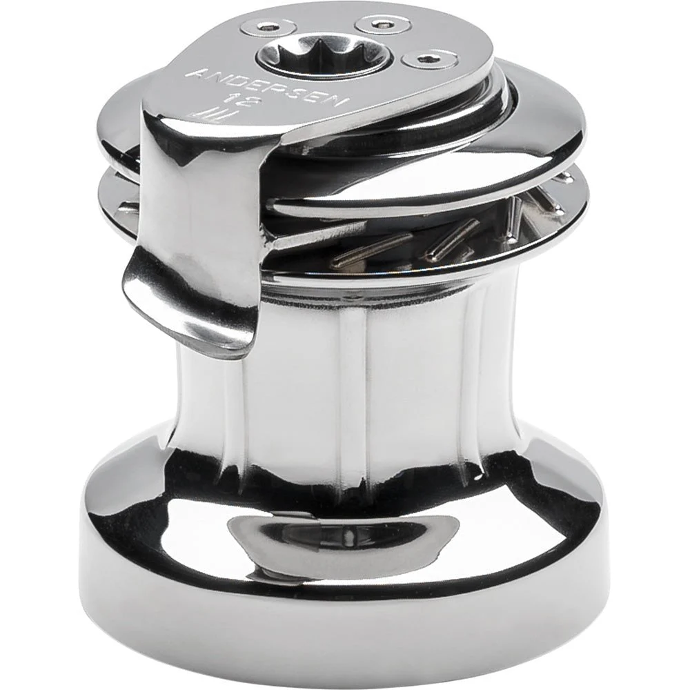Andersen 12 ST FS Self-Tailing Manual Single Speed Winch - Full Stainless – Marine Boat Replacement Part
