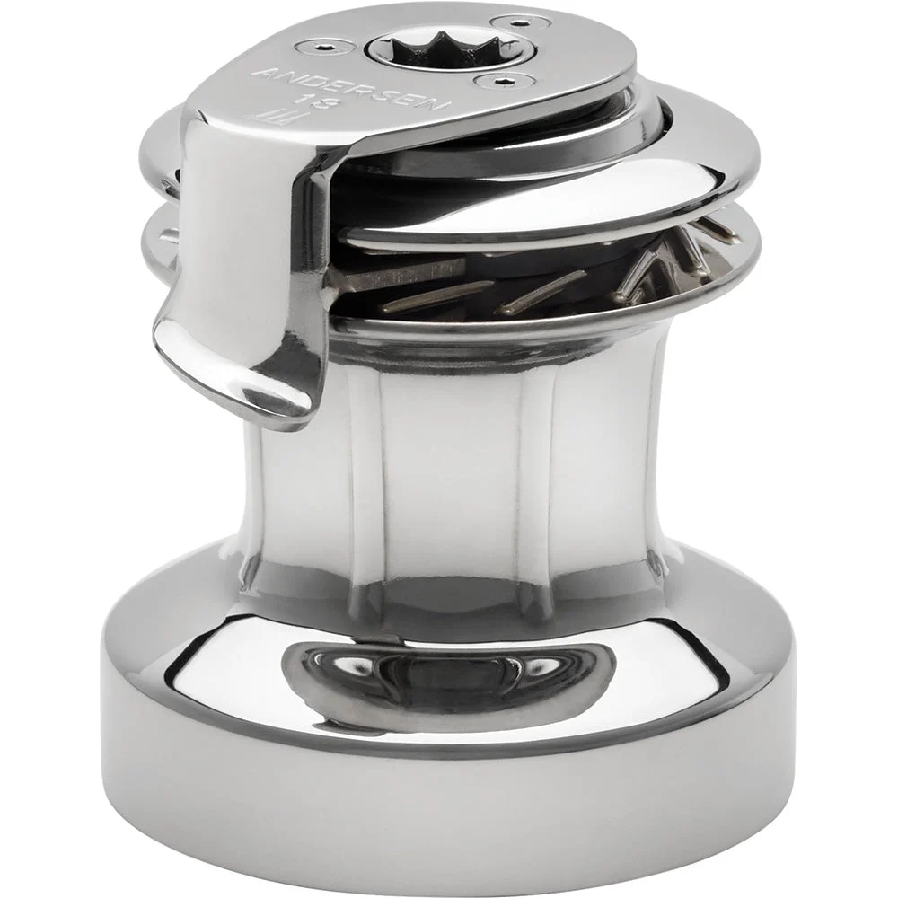 Andersen 18 ST FS Self-Tailing Manual Single Speed Winch - Full Stainless – Marine Boat Replacement Part