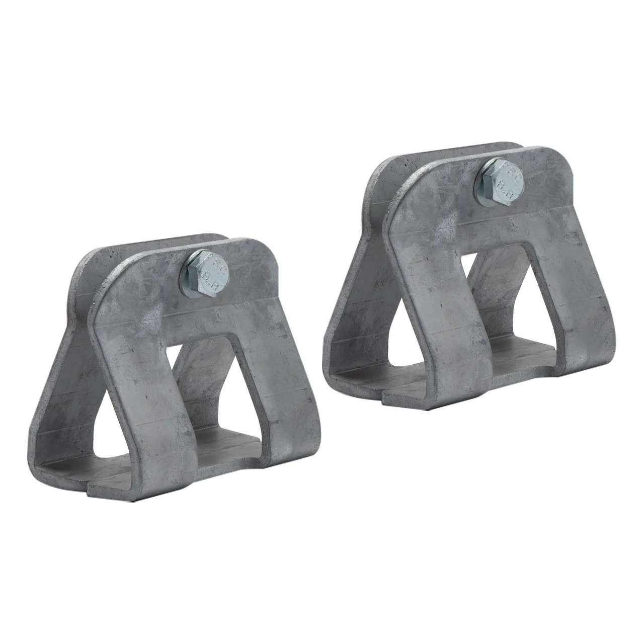 Extreme Max 3006.6887 Galvanized I-beam Clamp Kit For 1.5" Square Trailer Guide-on Poles - 3006.6887
