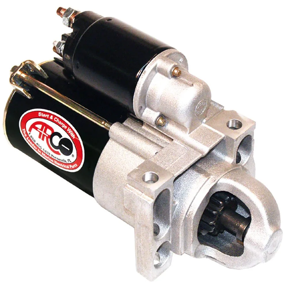 ARCO Marine Inboard Top Mount Inboard Starter w/Gear Reduction - Counter Clockwise Rotation
