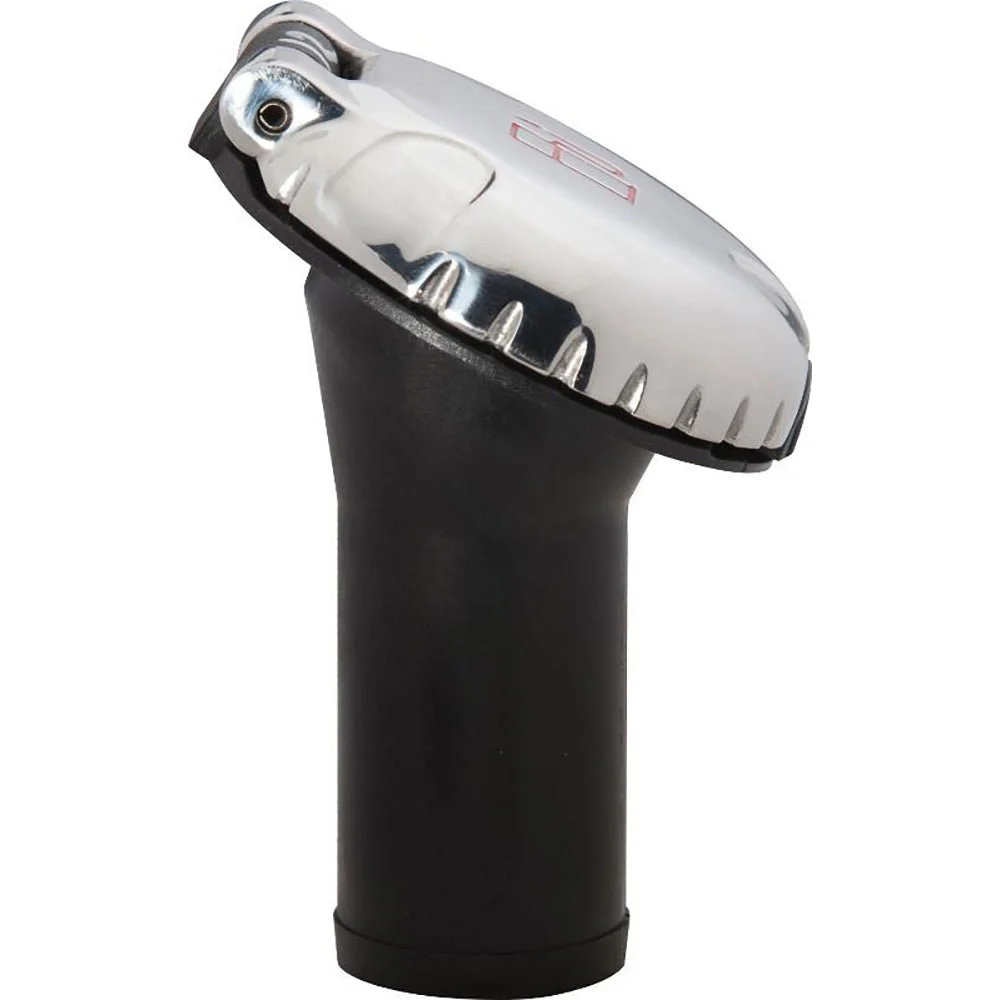 Attwood Marine Deck Fill f/Carbon Canister System - Angled Body & Scalloped Stainless Steel Cap