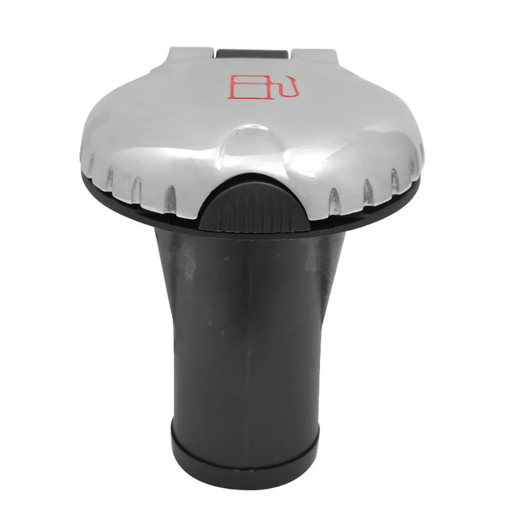 Attwood Marine Deck Fill f/Carbon Canister System - Straight Body & Scalloped Stainless Steel Cap