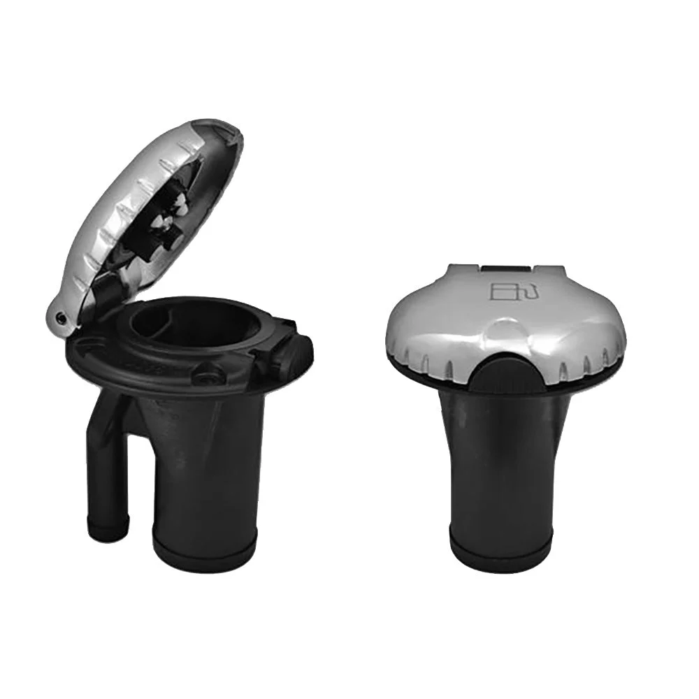Attwood Marine Deck Fill f/Pressure Relief Systems - Straight Body & Scalloped Stainless Steel Cap