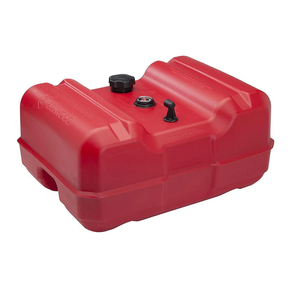 Attwood Marine Portable Low Profile Fuel Tank - 12 Gallon w/Gauge