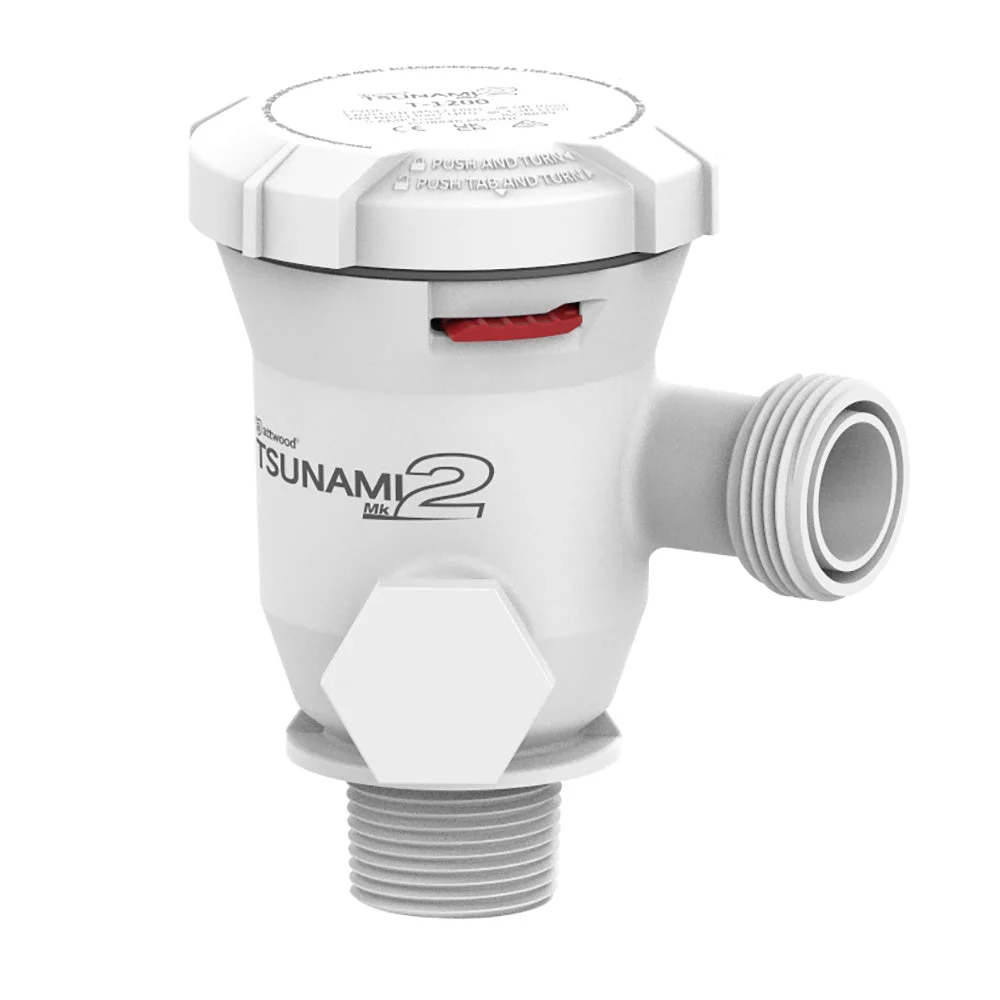 Attwood Marine Tsunami Mk2 T1200 Aerator - 12V - 1" NPT Inlet